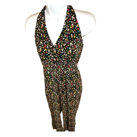 Sz M Mi Ami Floral Print Romper - Picture 5 of 10